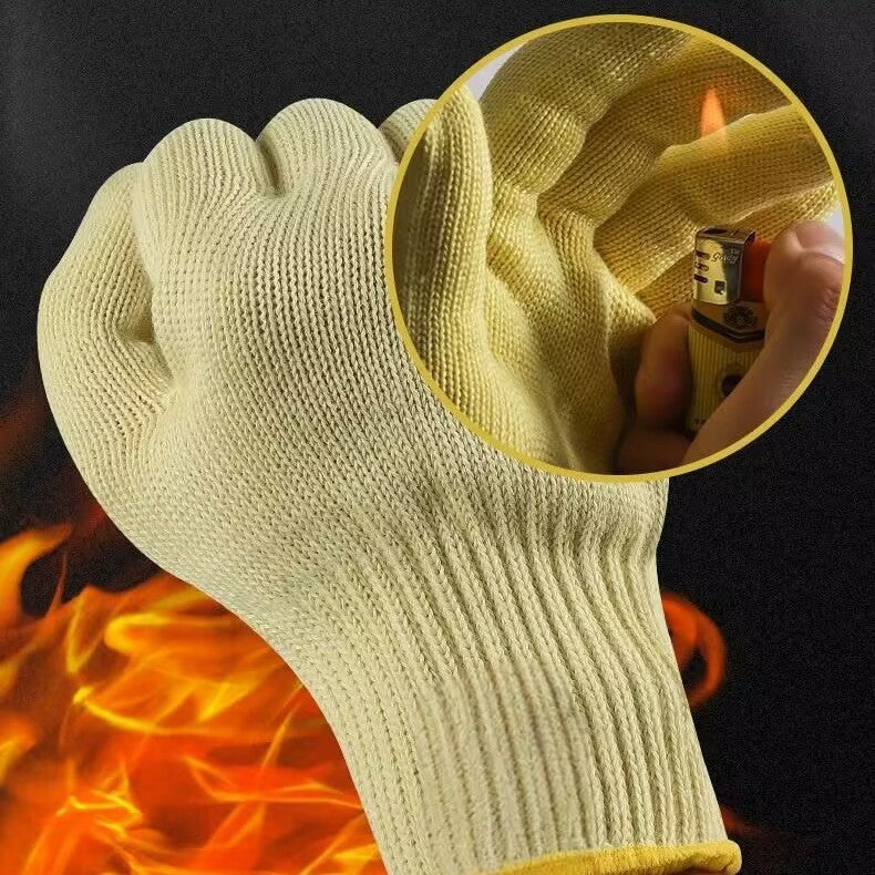 Single-Layer Aramid Cut & Heat Resistant Gloves 250°C