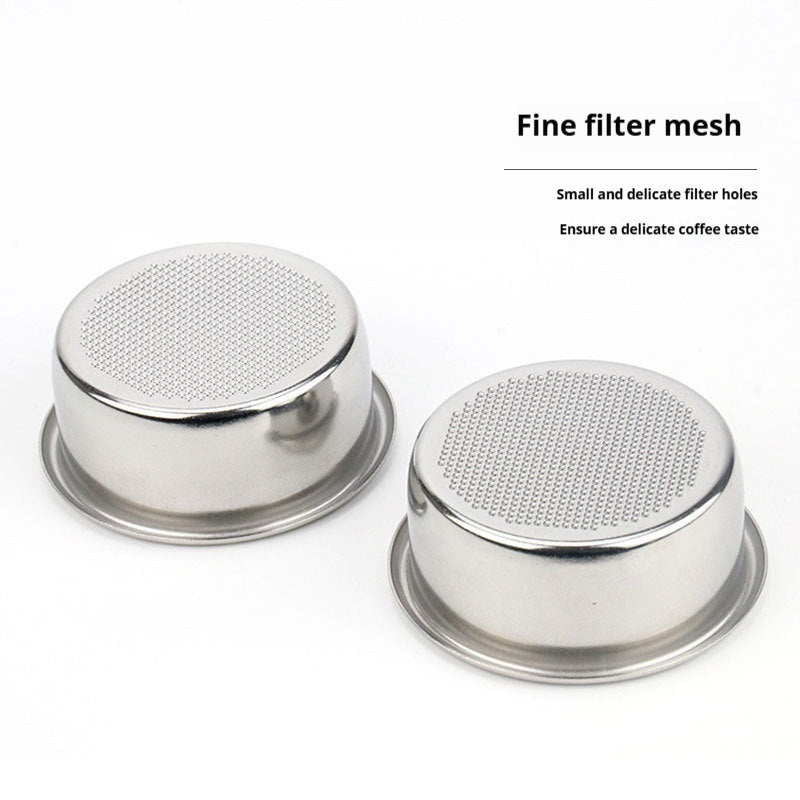 304 Stainless Steel Espresso Filter Basket – 51mm / 54mm / 58mm | Single & Double Shot Precision Portafilter Cup