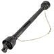 PTO Shaft 1 3/8" PTO Drive Shaft, 6 Spline End Round End PTO Driveline Shaft, Series 4 Tractor PTO Shaft, 39"-55" Brush Hog PTO Shaft, Black PTO Shaft for Bush Hog/Finish Mower/Rotary Cutter