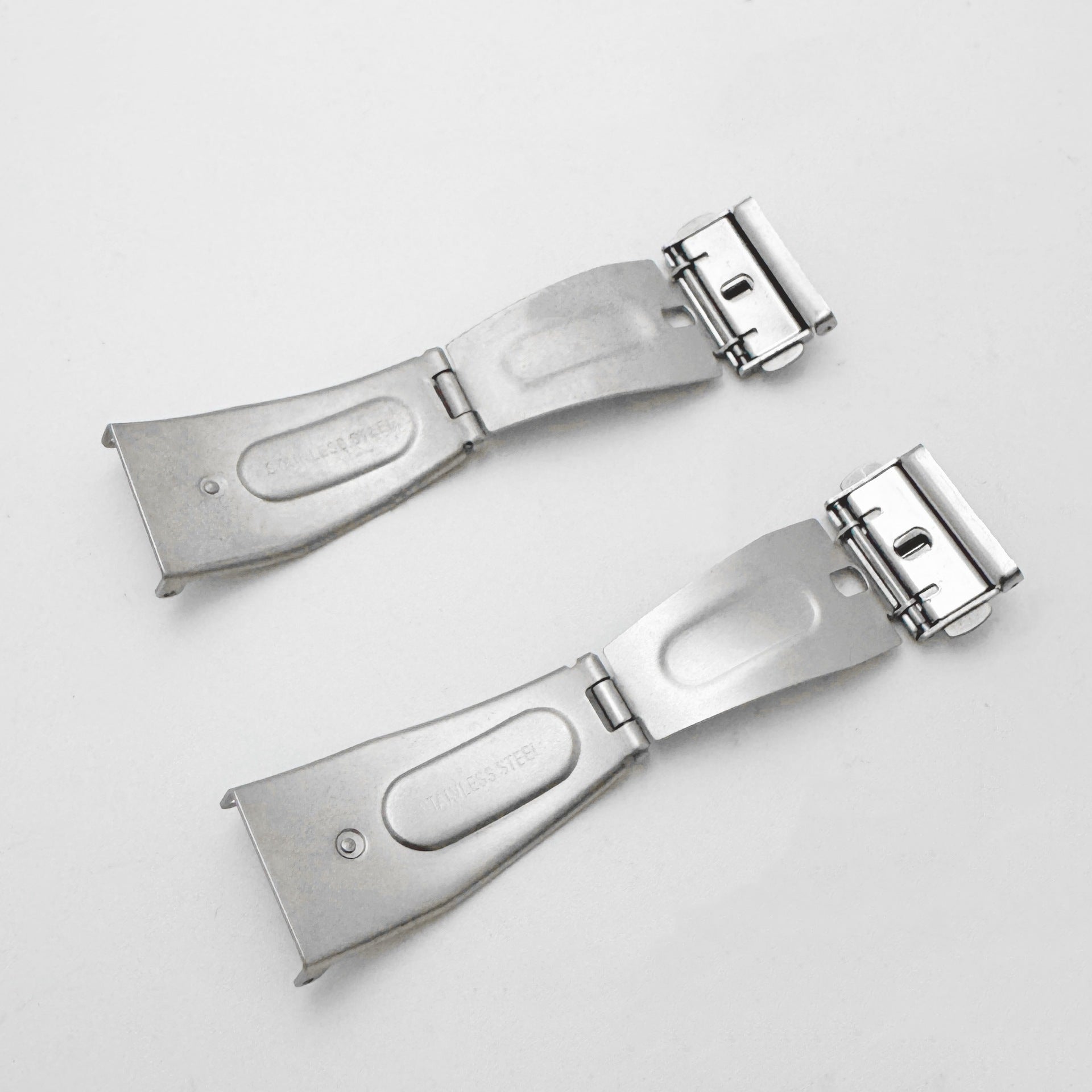 Stainless Steel Watch Clasp — Deployment Buckle & Fold-Over Styles