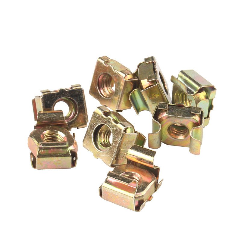 Carbon Steel Colored zinc Clip Nuts M4 M5 M6 M8 M10 M12(10pcs) - HomeDIYer