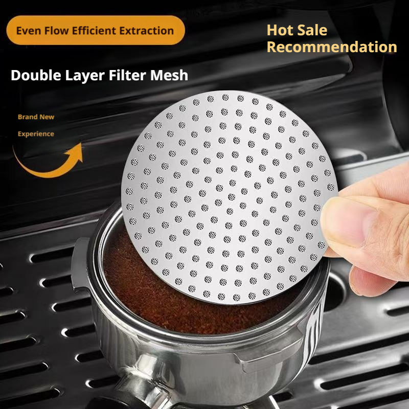 Double Layer 316 Stainless Steel Sintered Espresso Filter Screen – Secondary Water Distribution Disc