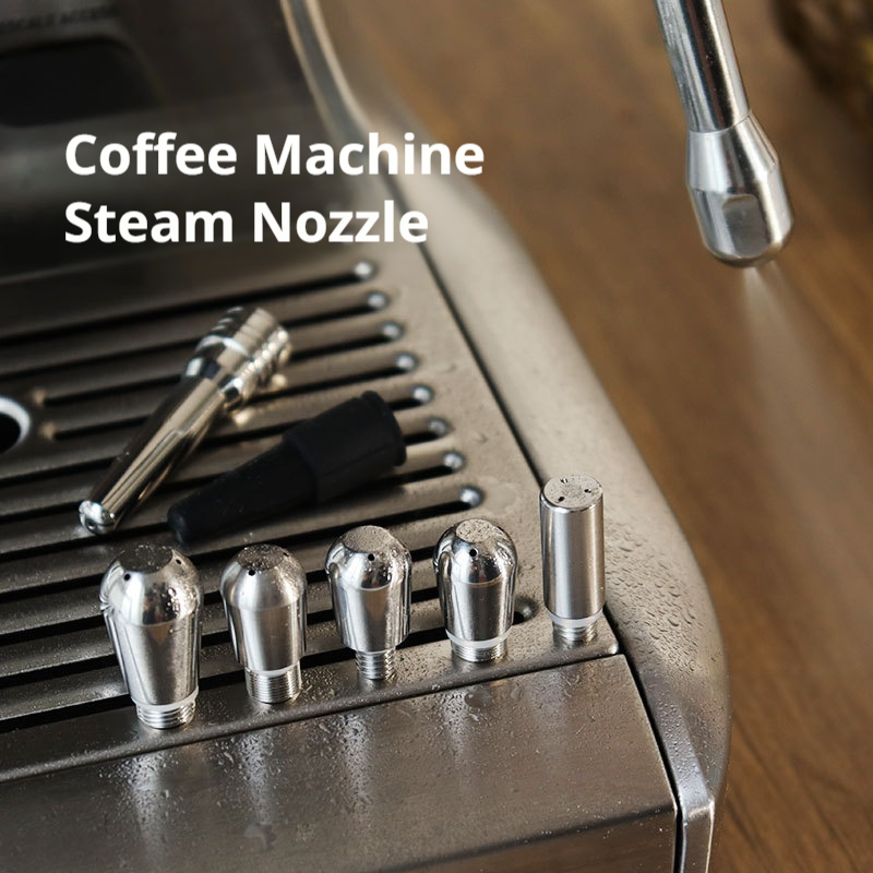Universal 3- & 4-Hole Stainless Steel Steam Nozzle – Barista Microfoam Made Easy