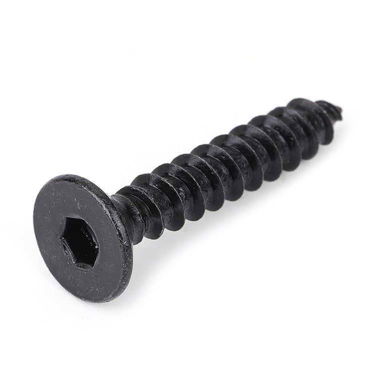 Carbon Steel Black Allen Countersunk Head Self tapping screws M3 M3.5 M4 M5 M6 - HomeDIYer