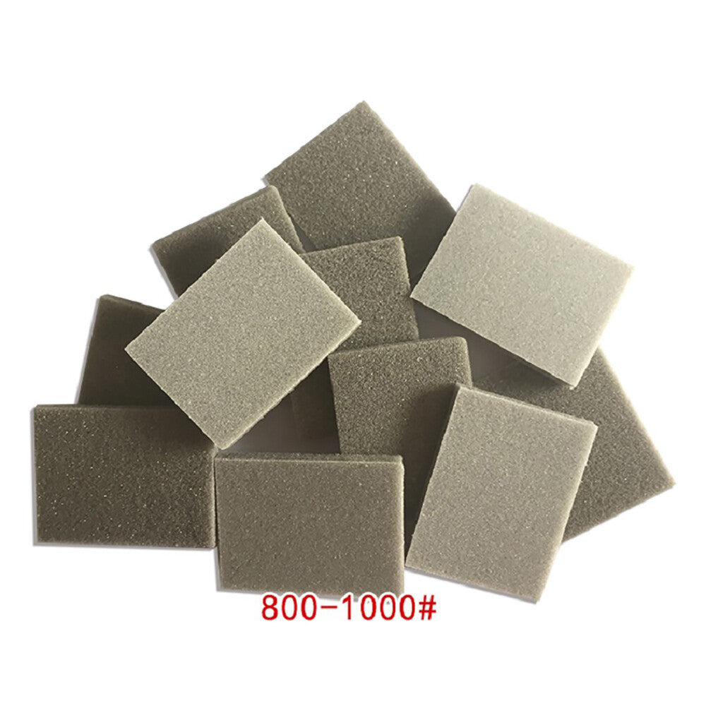 30x40mm Wet Dry Spong Sanding 300-3000 Grit Hook Loop Sandpaper Polishing Block