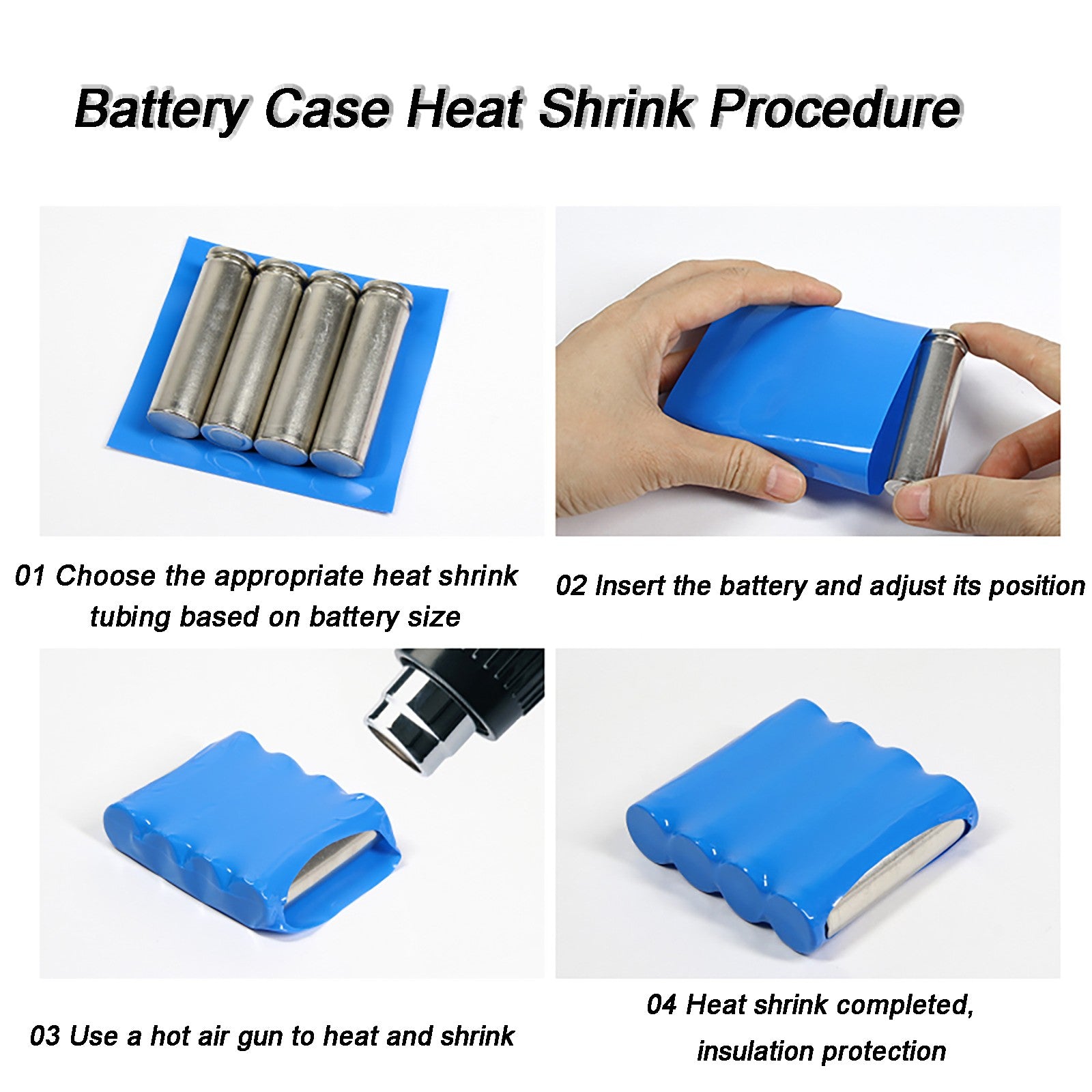 Black 2:1 Heat Shrink Tubing – 7mm to 300mm OD, 1M/2M/5M/10M Lengths