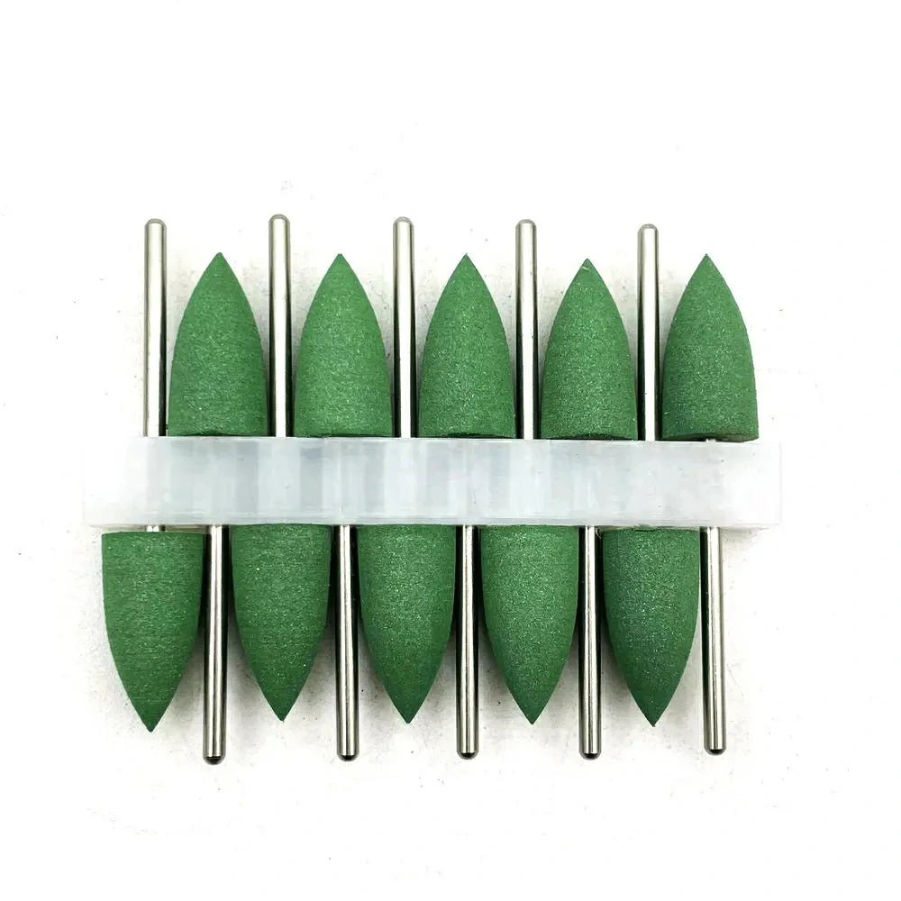 Dental Silicone Rubber Polishers Burs Grinding Heads 2.35mm HP Shank Drill Rotary Dentist Tool Dental Lab Instrument - HomeDIYer