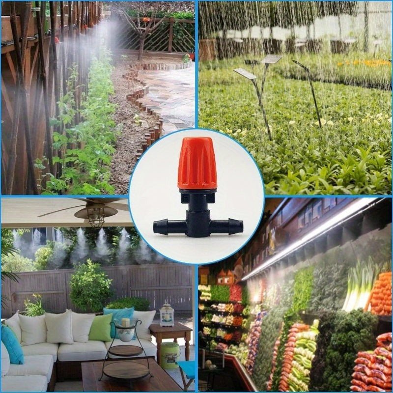 Gardening irrigation equipment 1/4 - inch Mist Irrigation Kits Accessories Plant Watering System Spray automatic watering atomization spray water diameter 30cm - HomeDIYer