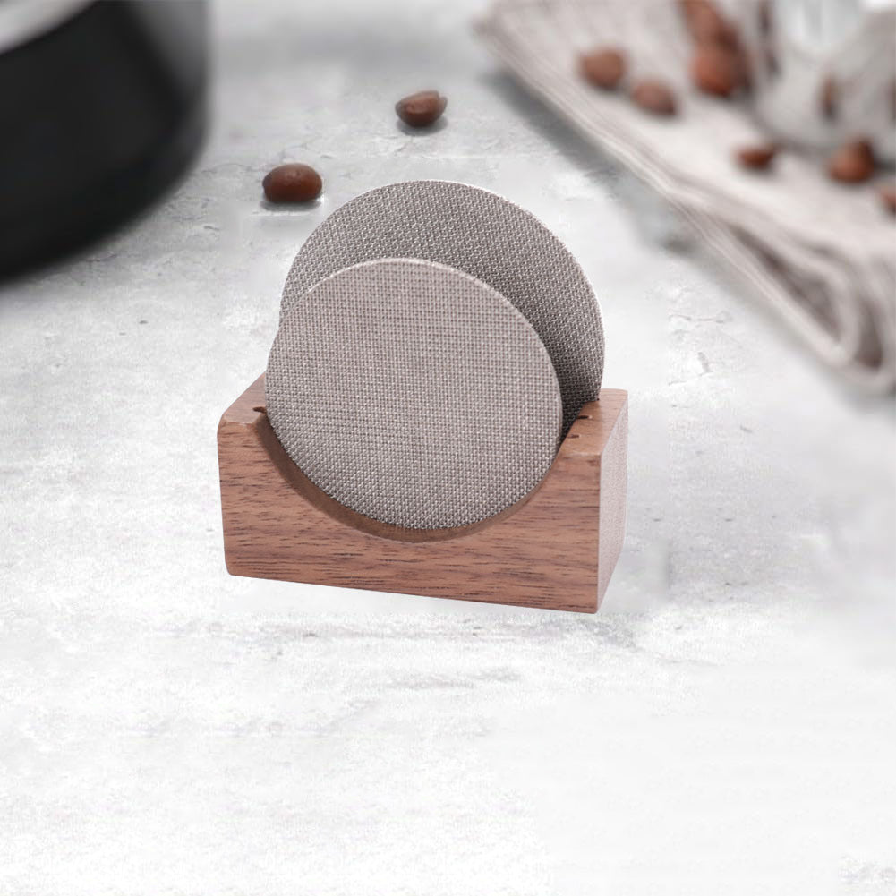 Espresso Puck Screen Storage Stand – Universal Holder for 51mm, 53mm & 58mm Sintered Mesh Filters