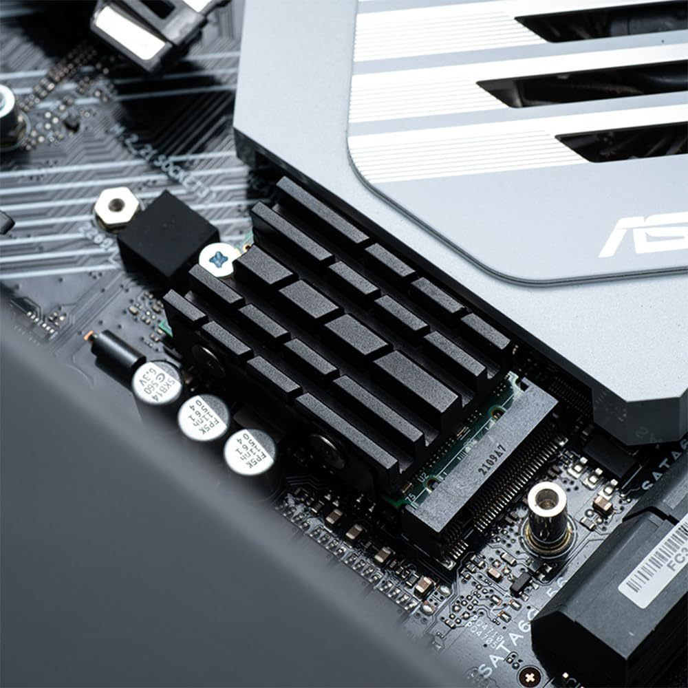 SR2108 M.2 2242 SSD Heatsink – Aluminum Passive Cooling Thermal Pad for NVMe & SATA 2242 Drives