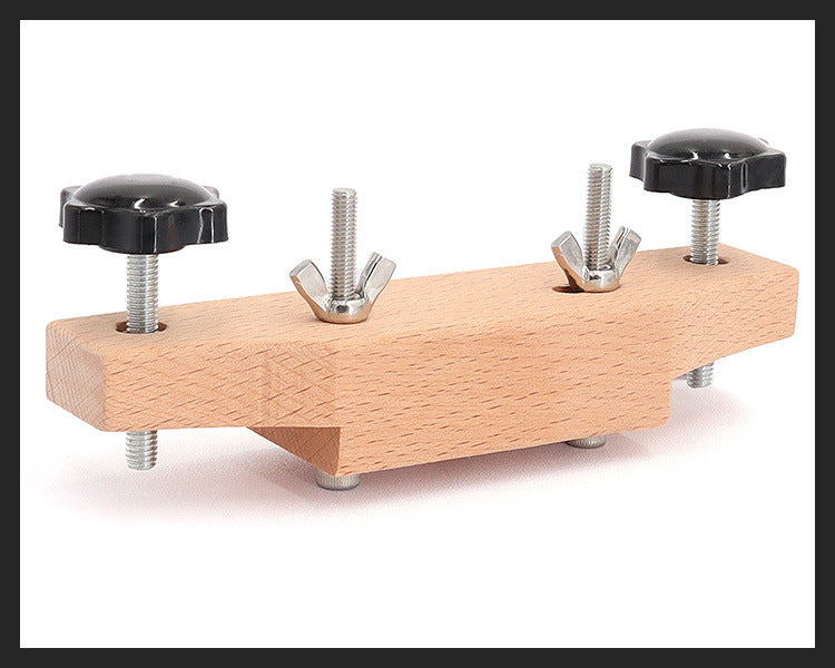 Acoustic Guitar Bridge Gluing Clamp Set – Saddle & Bridge Repair Fixing Tool for Folk Guitar (Solid Wood & Metal)