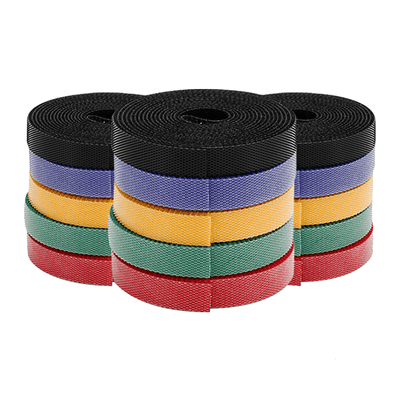 20mm Strong Adhesive Cable Ties Strap Reusable Hook Loop Tape Wrap Tie 6 Color