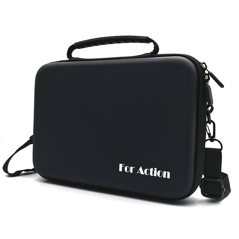 DJI Action 6 5 Pro 4 3 Hard Case Carrying Bag, EVA Splash-Resistant Storage Case with Custom-Molded Interior and Mesh Pocket, Gray or Black