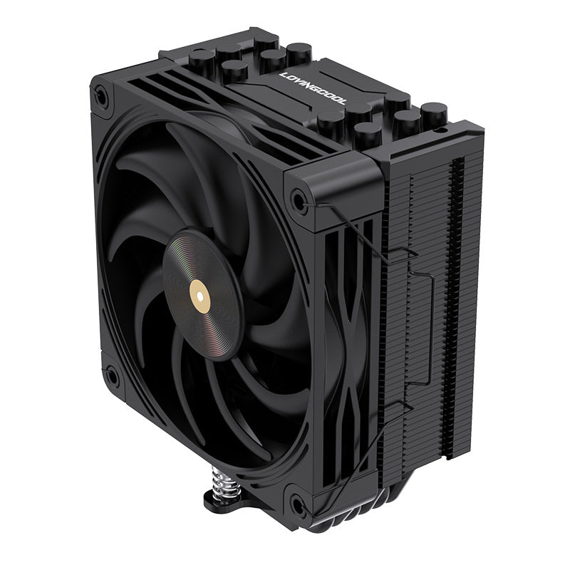 LC-K6000 Tower CPU Cooler — 6 Copper Heatpipes, PWM Fan, Intel & AMD, Single or Dual Fan