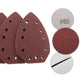 Sandpaper Frosted Sheet Girnding Plate Polish 60~240Grit 150*150*105mm 11 holes