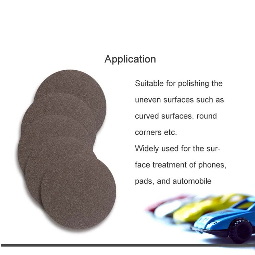 4 Inch（100mm）Hook & Loop Sponge Sandpaper Red Sanding Discs 300 Grit - 1500 Grit