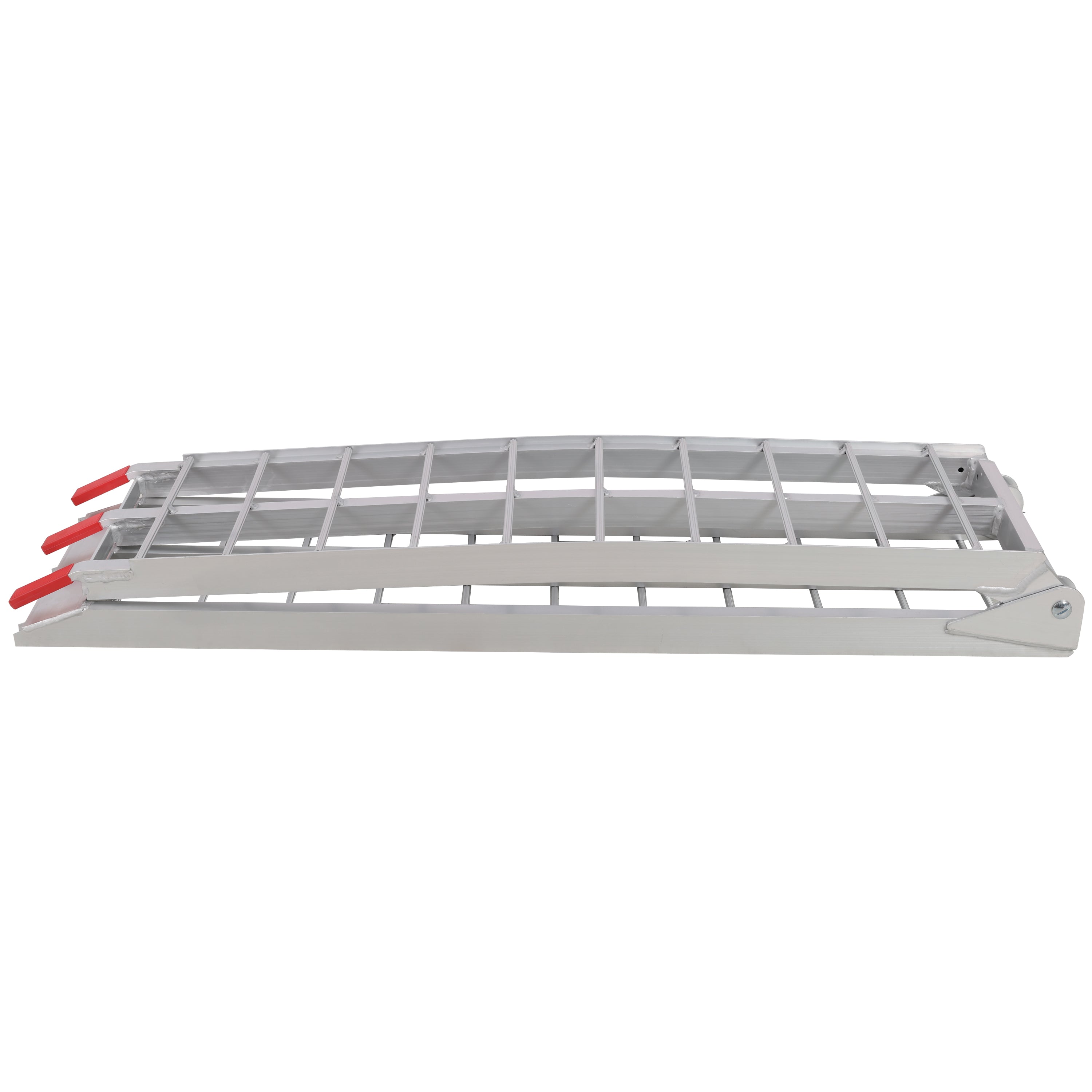 7.5FT Aluminum Loading Ramps, 1500 Lbs Capacity per pair, With safety straps, Motorcycle Ramp, ATV Truck Ramps, Tailgate Ramps, Four Wheeler Ramps for Trucks, Lawn Mower, UTV, 1 PAIR, SILVER Color