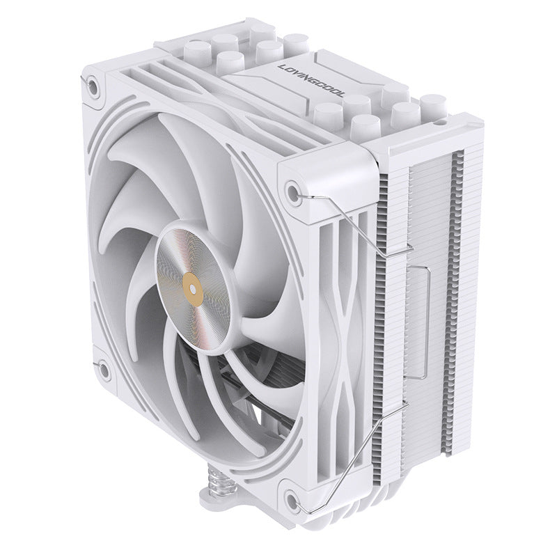 LC-K6000 Tower CPU Cooler — 6 Copper Heatpipes, PWM Fan, Intel & AMD, Single or Dual Fan