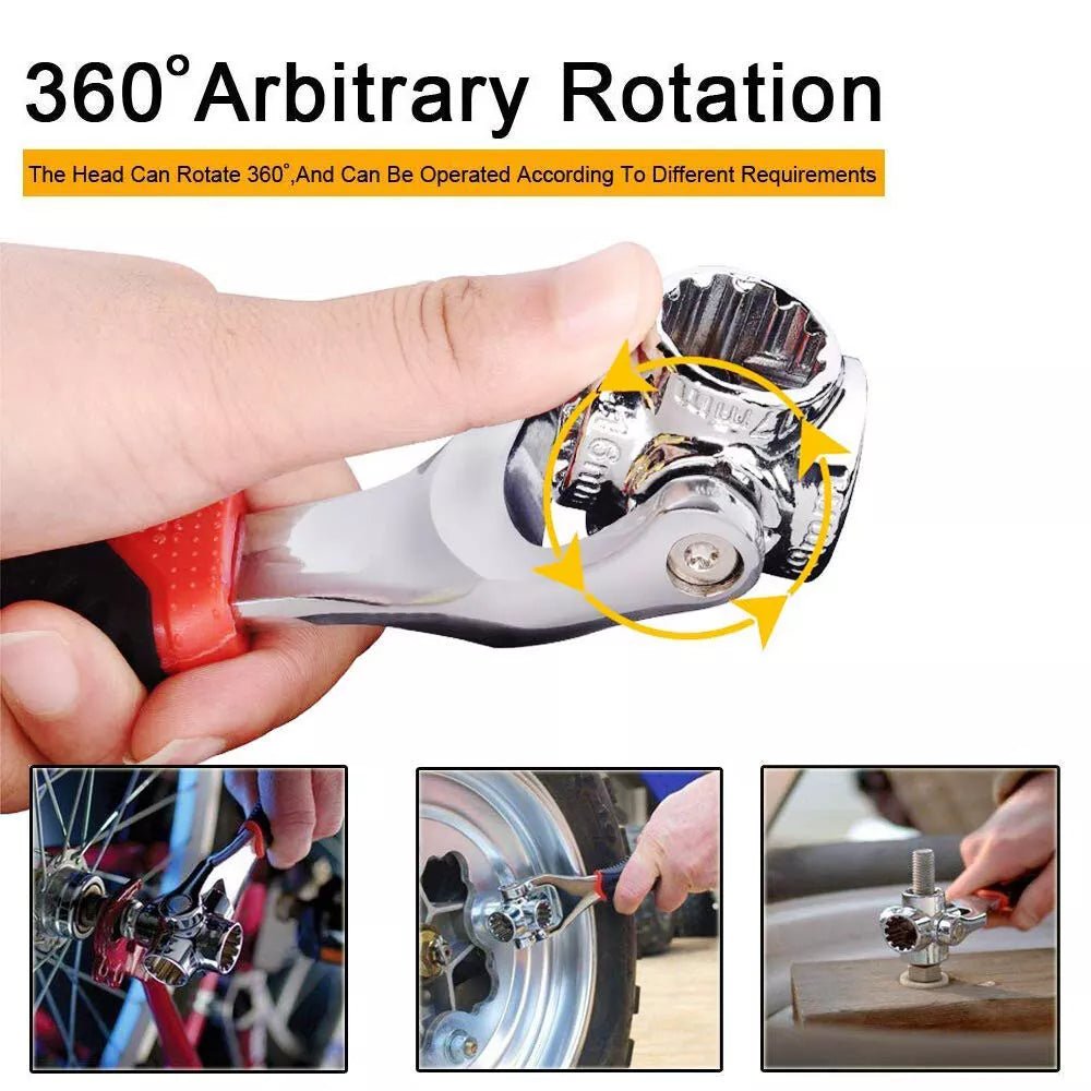 52 in 1 Universal Wrench Multi - Function Socket Tiger Spanners Adjustable Tools | HomeDIYer - HomeDIYer