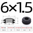 Wiring Grommets - Rubber Open Grommet - Cable Hole Plug Bung Wire Cable Protect