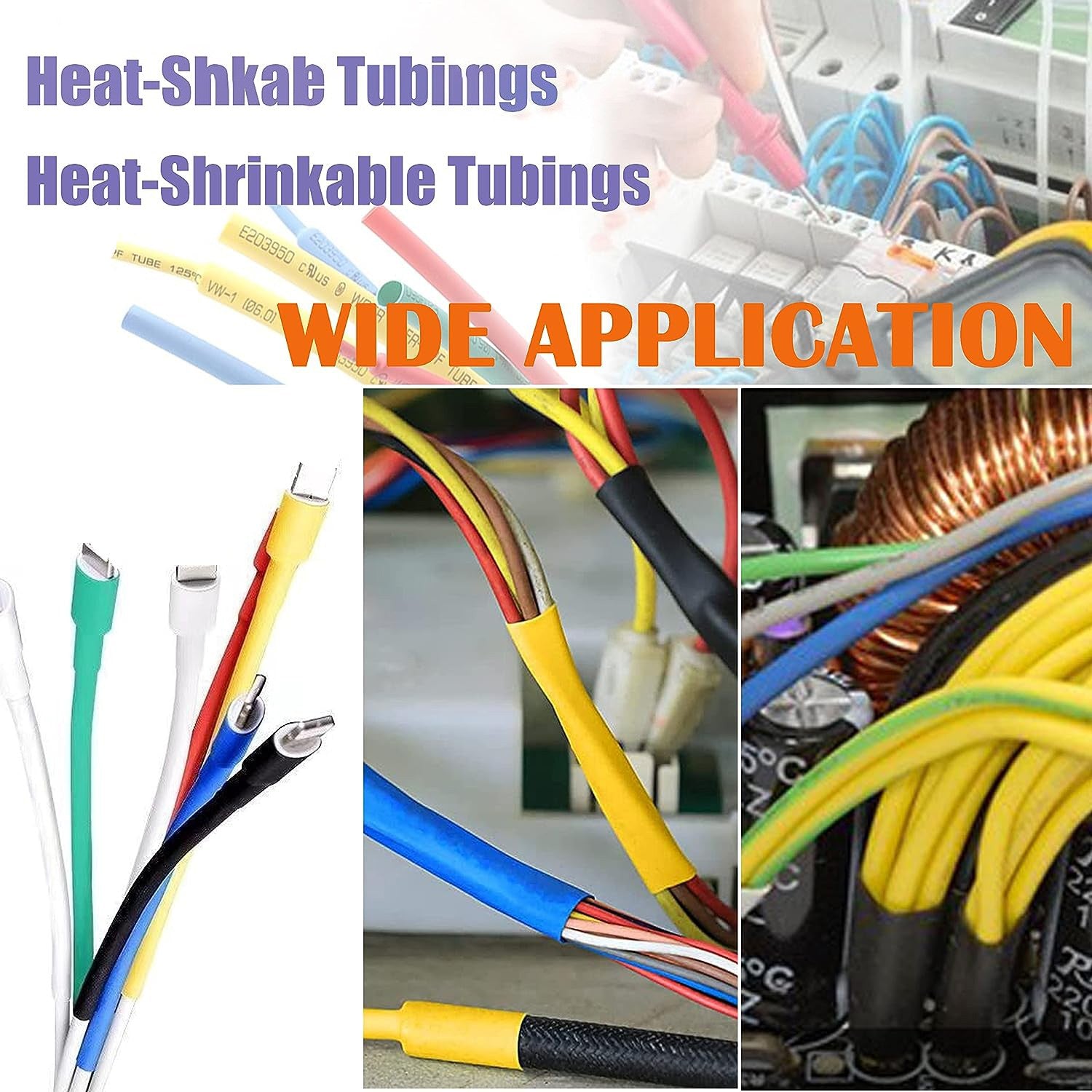 2:1 Heat Shrink Tubing φ0.6–10mm | Electrical Wire Wrap & Cable Sleeving