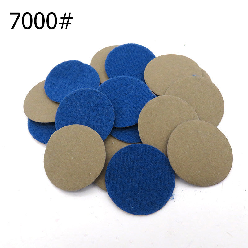 Wet and Dry Sanding discs 25mm 1inch Sandpaper Film Pads 60#-10000# GRIT 21pcs