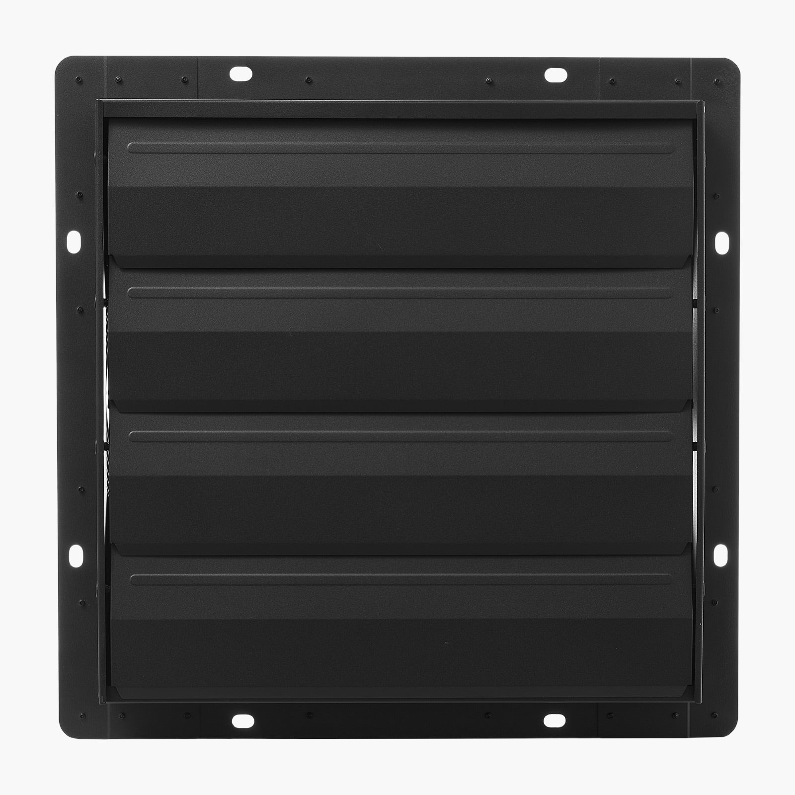 16" Shutter Exhaust Fan – Smart Variable Speed Temp Control, 2900 CFM, EC Motor, Timer for Shed, Garage, Greenhouse (Black)