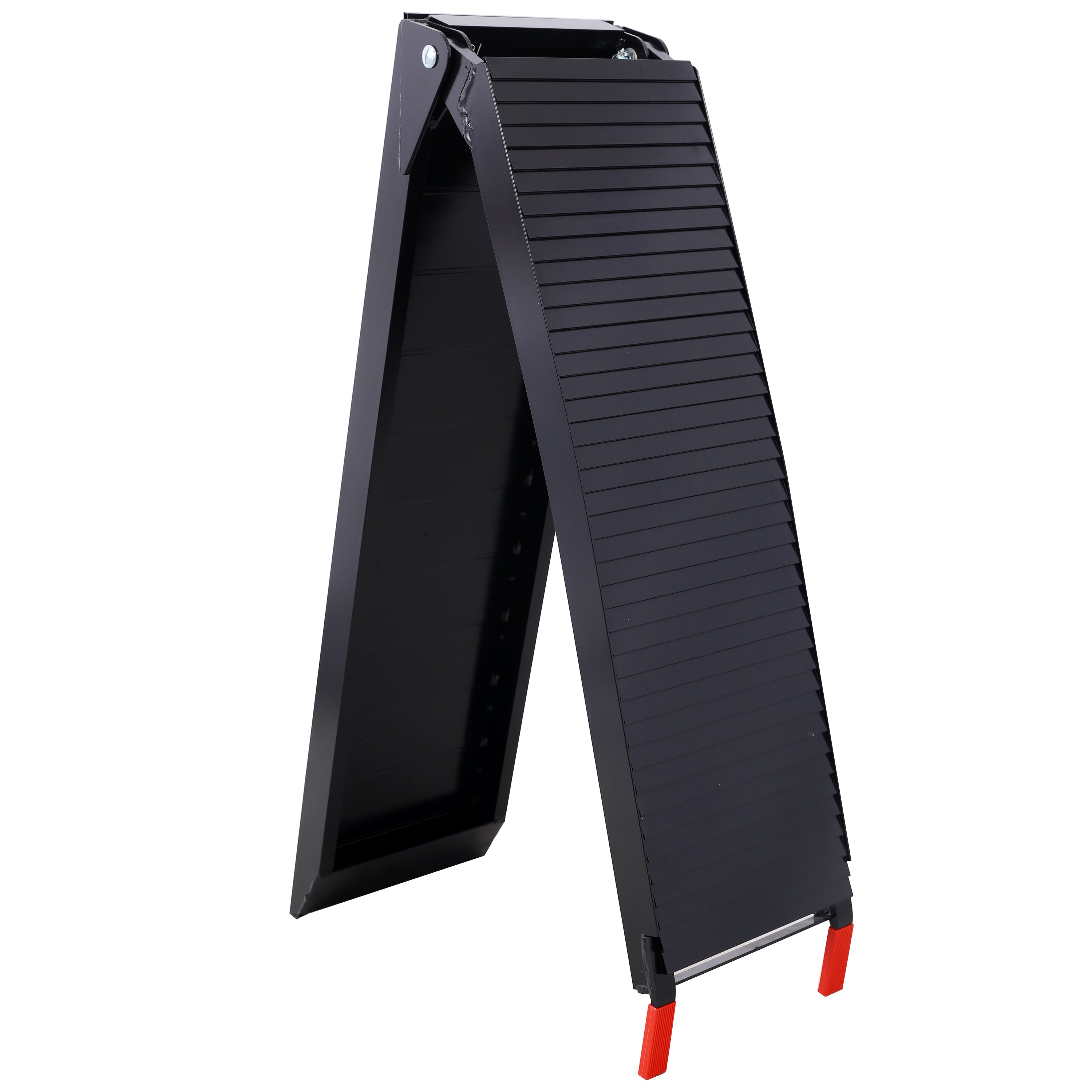 Truck Ramps, 80"x12" Portable Loading Ramps for Pickup Trucks 1500 LBS Capacity Aluminum Folding Ramps with Buckle for ATVs, Snowblower, Lawn Mowers, UTVs, Bike, 2PCS, Black Coating