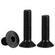 M1.6–M3 Countersunk Socket Head Screws – 12.9 Grade Carbon Steel, Flat Head, Fully Threaded (3–50mm Overall Length)