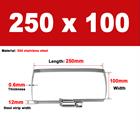 304 Steel Square Hose Clamp 50 - 1200mm Rectangular for Cable Tray & Pipe Fixing - HomeDIYer