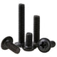 M2–M4 Flanged Button Head Phillips Screws – Black Zinc or Nickel Plated Carbon Steel