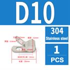 Unlined P Clips 4mm - 50mm Hose Conduit Tubing Cable Holder Insulating hose clamp - HomeDIYer