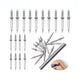100 Pcs Double-Head Skirting Thread Seamless Nail Metal Skirting Line Marks Nail