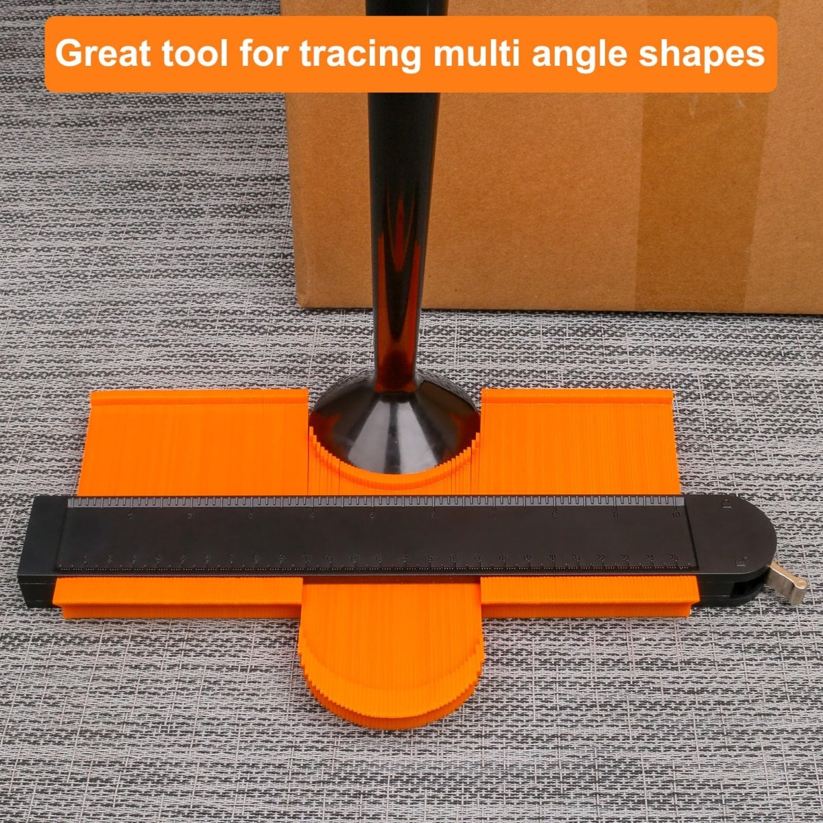 Super measure DIY Tool, Contour Gauge Profile Tool with Lock (6 - 10) inch - HomeDIYer
