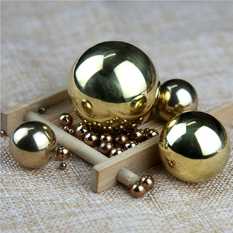 Decorative brass beads incorporated into a handmade jewelry or craft design