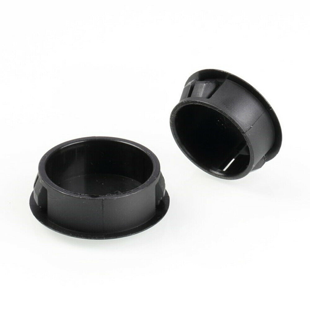 Retail packaging of HomeDIYer Plastic End Caps with color and size labeling