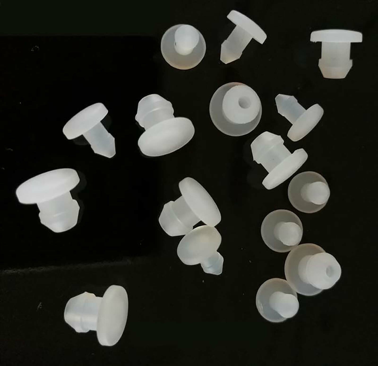 Snap-on Hole Plugs Clear Silicone Blanking End Caps Seal Pipe Tube Plug 2.5~14mm