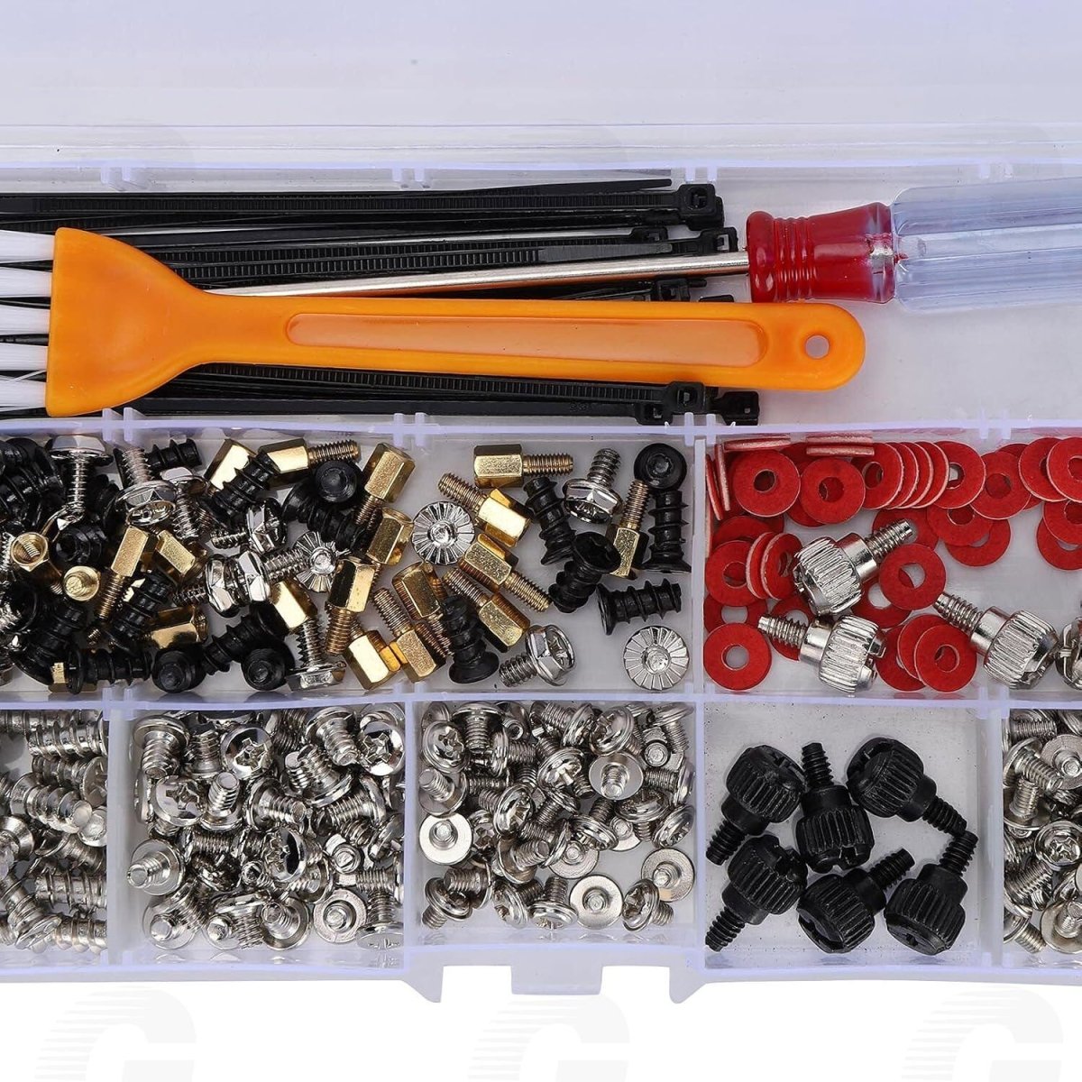 332Pcs Computer Screws Motherboard Standoffs Set Pc Parts Components Accessories - HomeDIYer