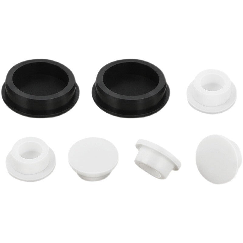 Solid Hole Plugs Silicone Rubber Seal Stopper Round Blanking End Cap Bung 9-19mm
