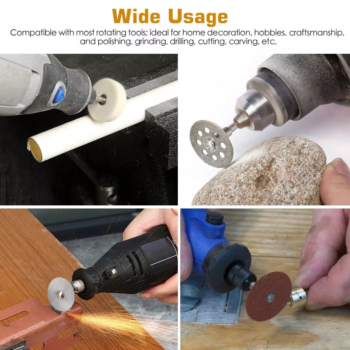 271pcs Rotary Tool Accessories Kit Grinding Sanding Polishing Set for Dremel - HomeDIYer