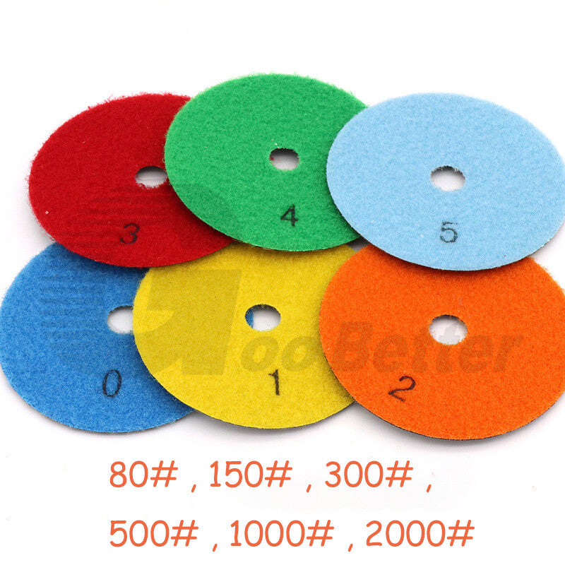 3" 4" Diamond Polishing Pads 75/100mm Grinder Disc Granite Marble Concrete Stone