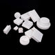 White Plastic Blanking End Caps Tube Pipe Inserts Plug Bungs Square / Rectangle