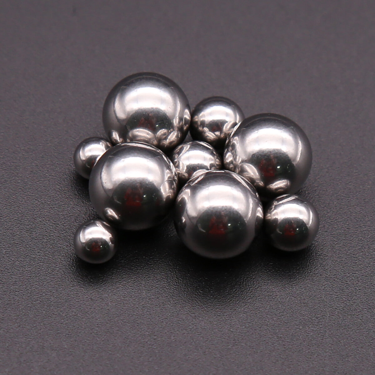 Shiny chrome steel balls (G10 grade) for bike bearings, 1mm to 9.525mm sizes