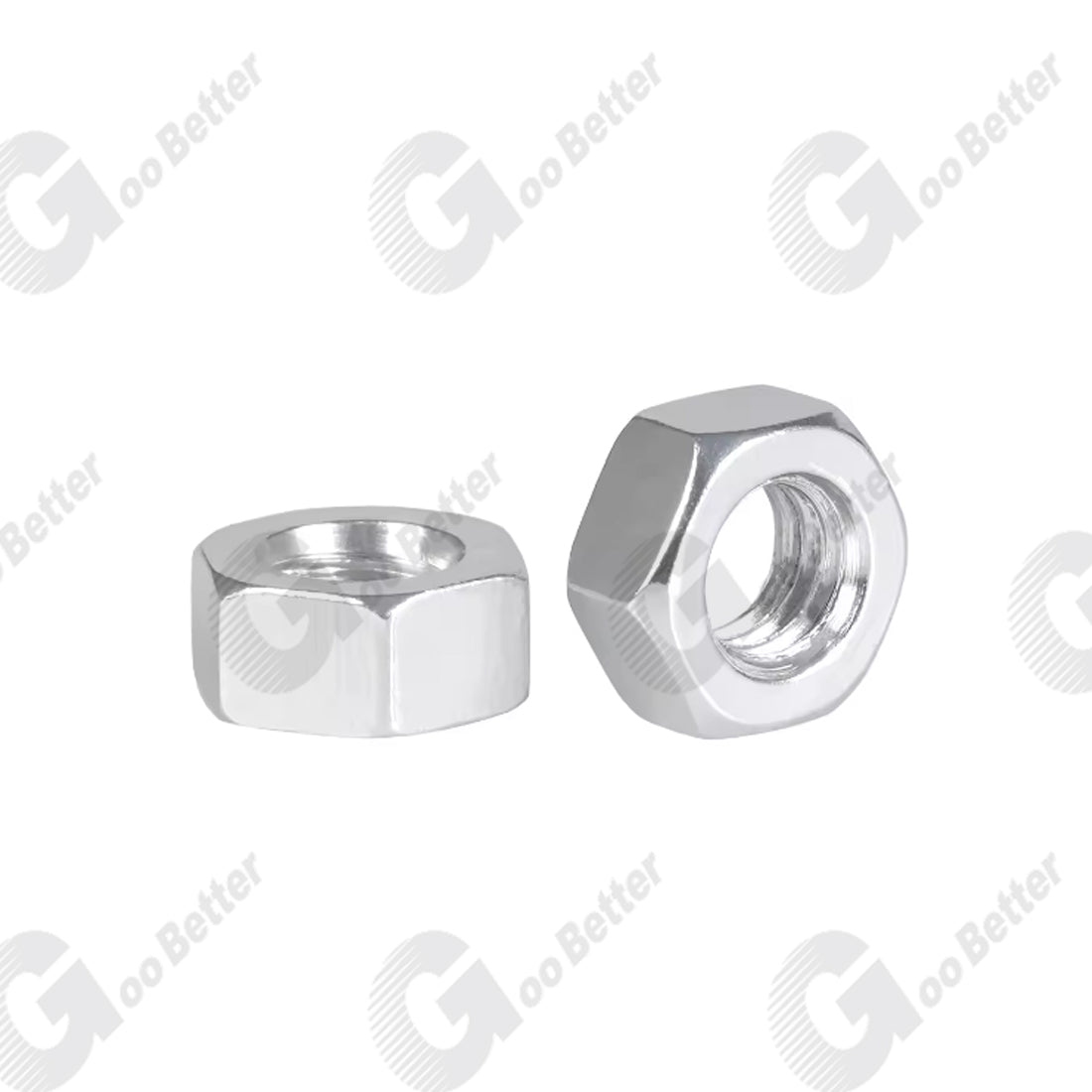 M3 M4 M5 M6 Colourful Anodised Aluminium Aluminum Hexagon Full Nuts - Hex Metric - HomeDIYer