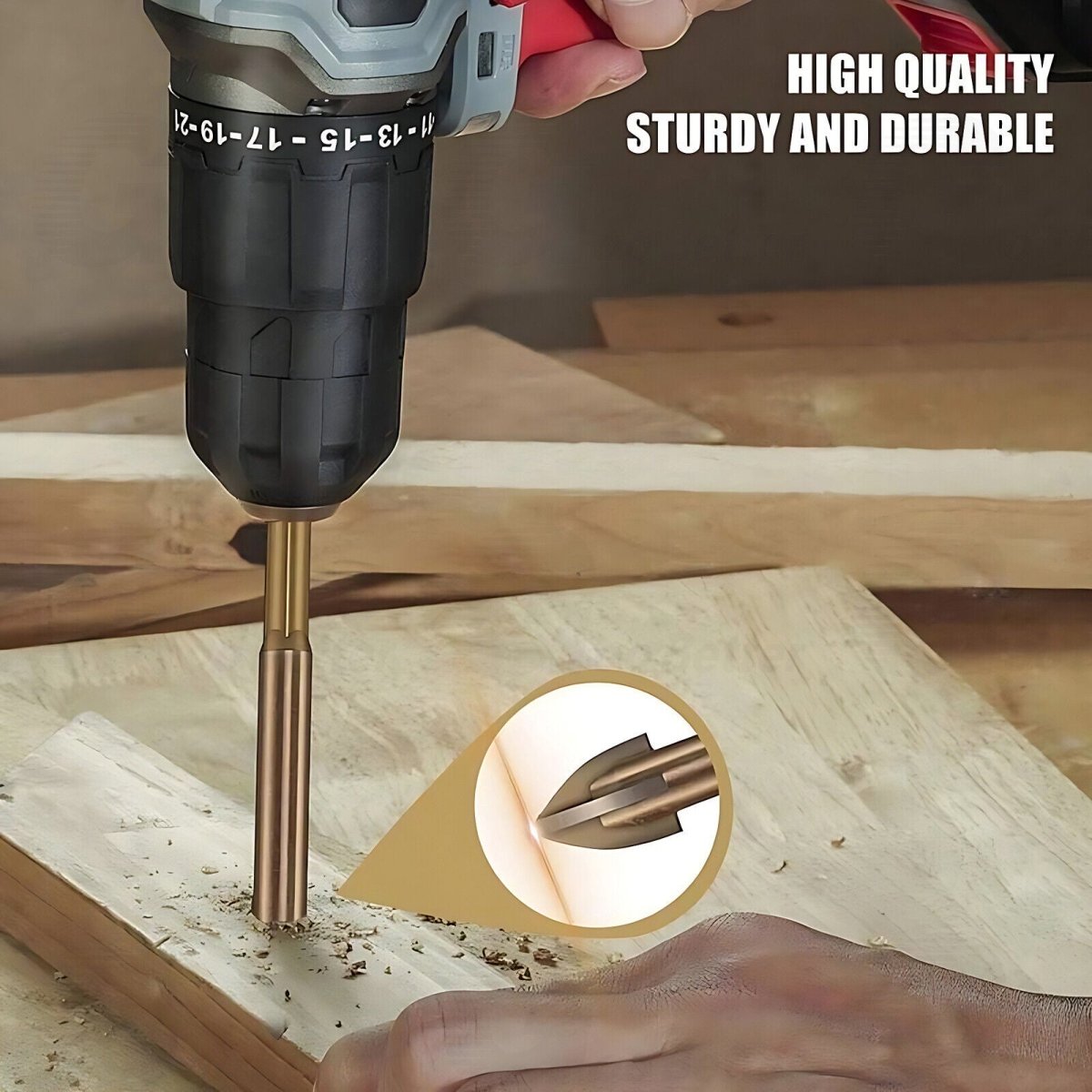 7PCS Drilling Tool Cross Alloy Drill Bits Set Hole Opening Efficient Universal - HomeDIYer