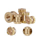 500 Pcs Press-In Nut M2 M2.5 M3 Drive-In Nut Knurled Nut Threaded Insert