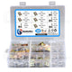 Auto Car U-Clip U Nut and Screw Assortment Kit for Car Dash Door Panel Interior