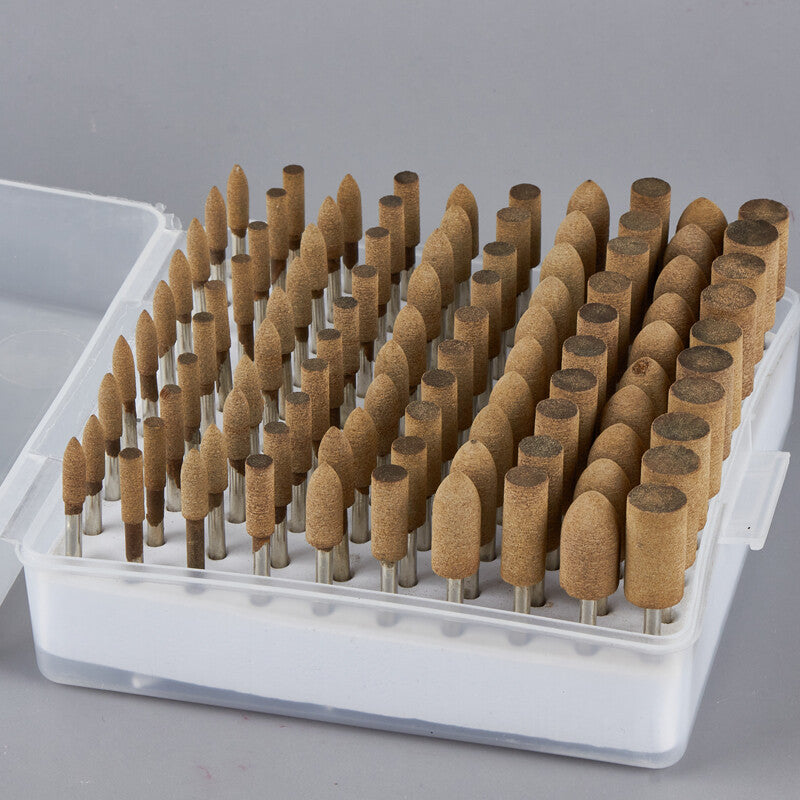 Wool Grinding Bit Buff Jade Stone Polishing 2.35/3mm Shank Dremel Rotary Tool