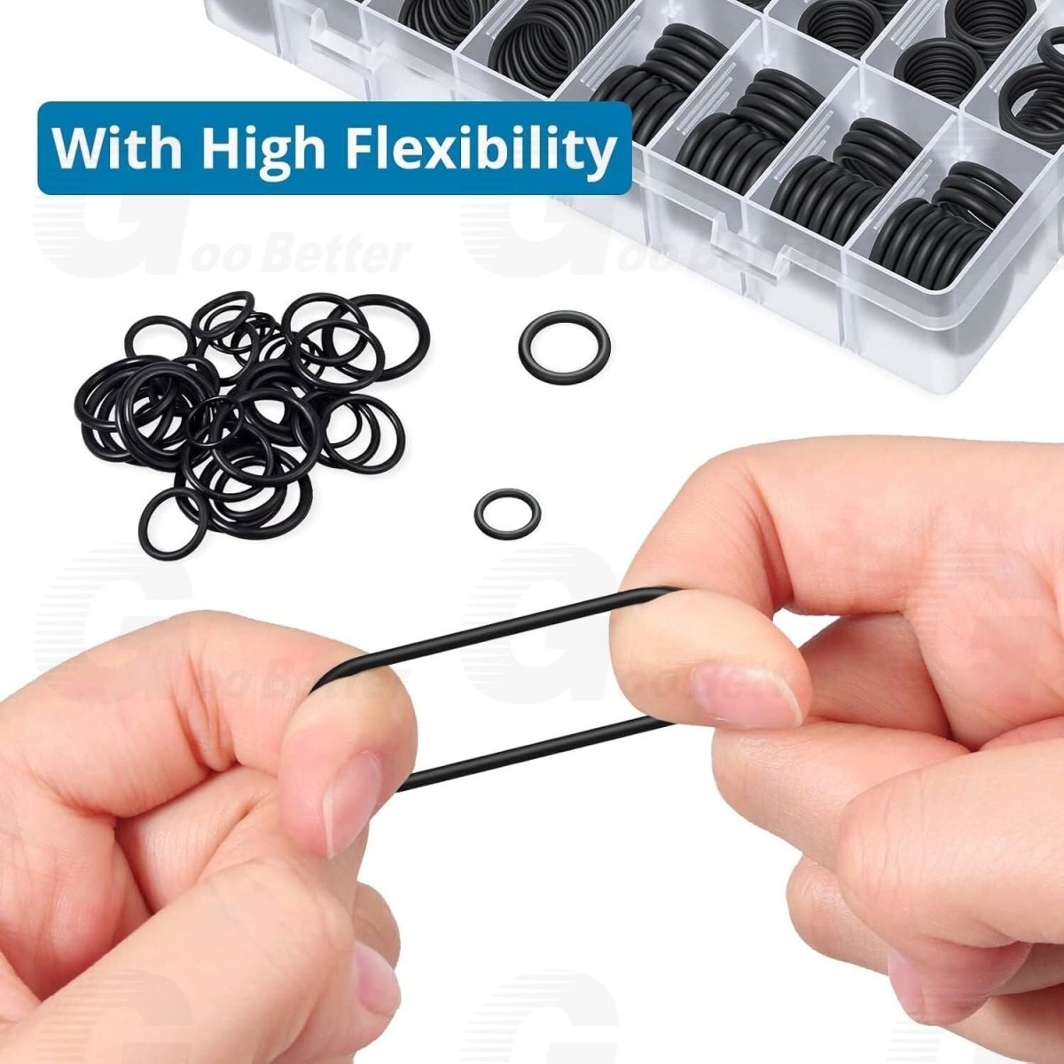 800pcs Nitrilerubber O Ring Seal Kit 6mm - 28mm Seals For Water, Oil And Gas Pipes - HomeDIYer