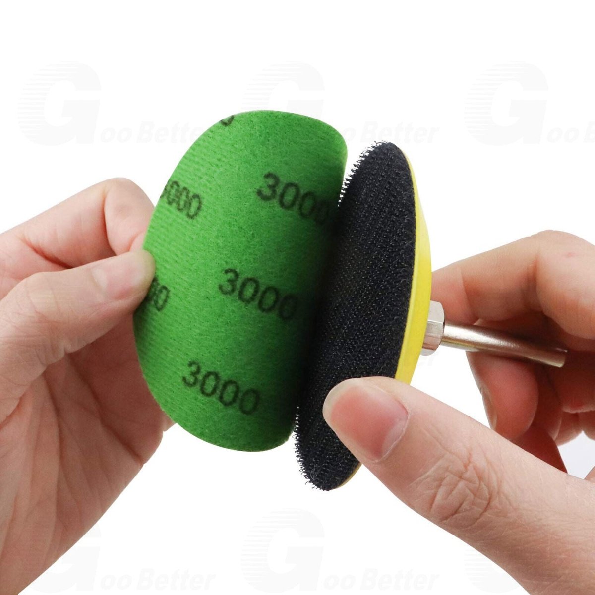 103Pcs 3 inch Sanding Discs Foam Buffing Polishing Sponge Sander Buffer Pad Kit - HomeDIYer